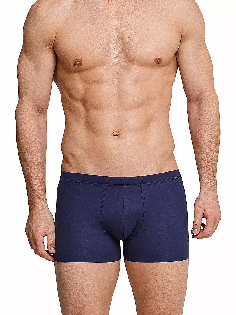 SCHIESSER | Pants "Laser Cut" (Marine) | Blau