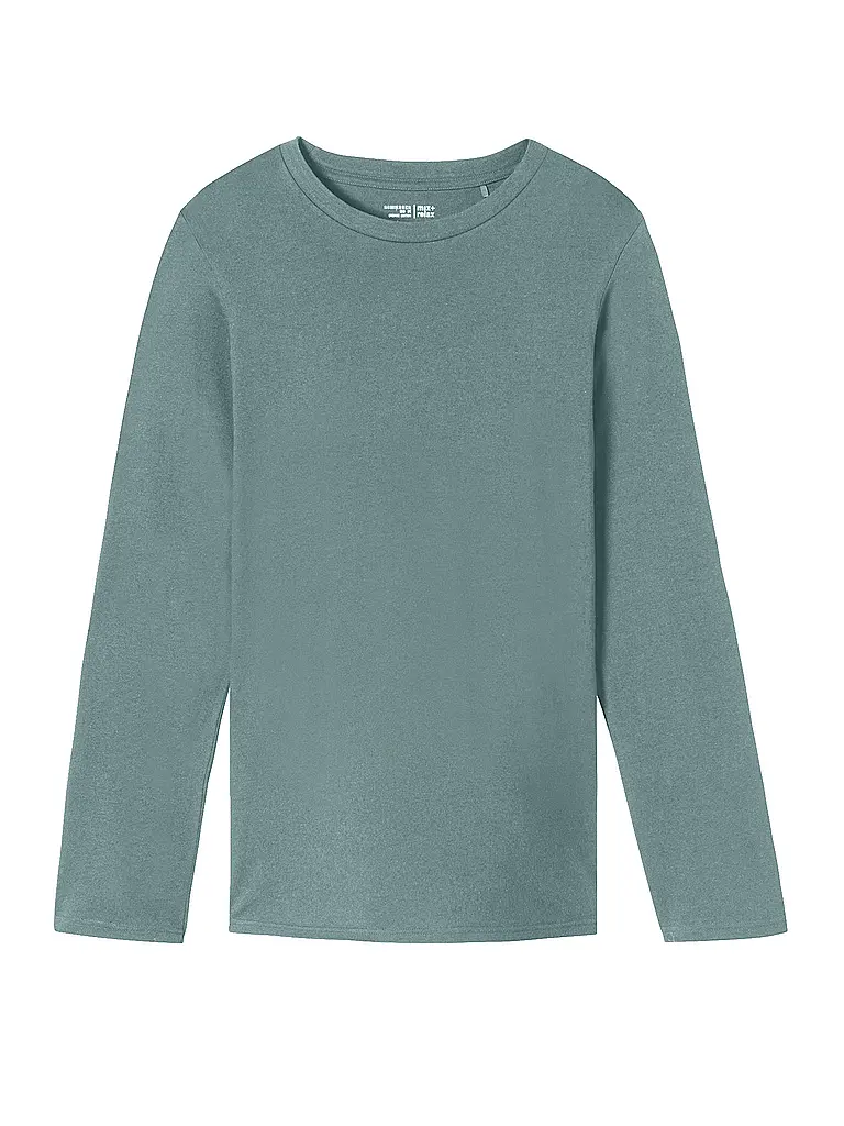 SCHIESSER | Pyjama Langarmshirt  | blau