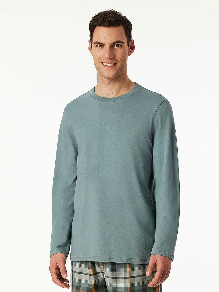 SCHIESSER | Pyjama Langarmshirt | 