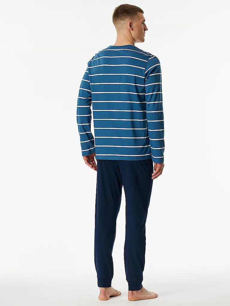 SCHIESSER | Pyjama | blau