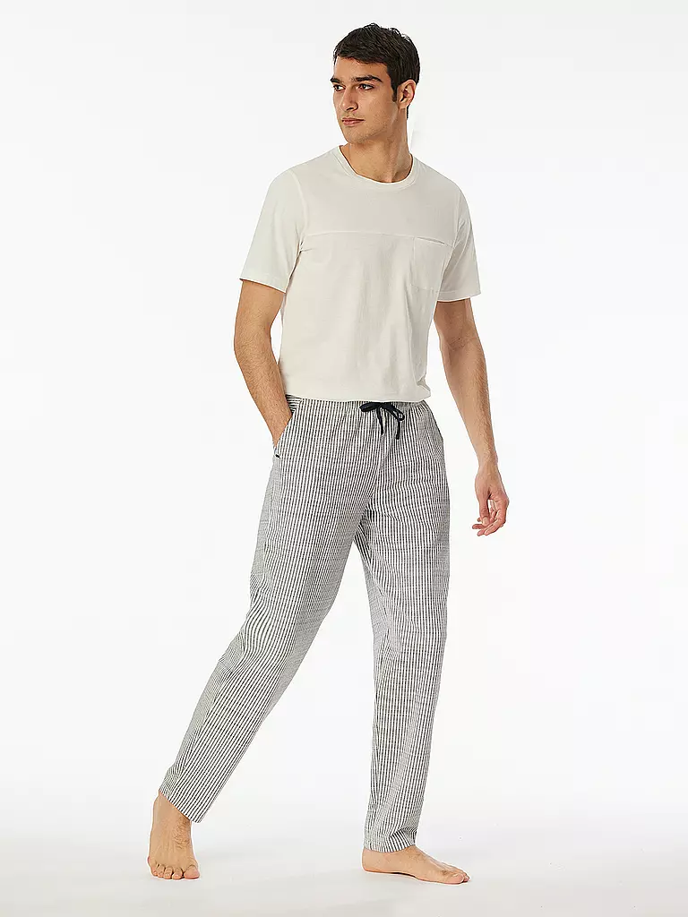 SCHIESSER | Pyjamahose | blau