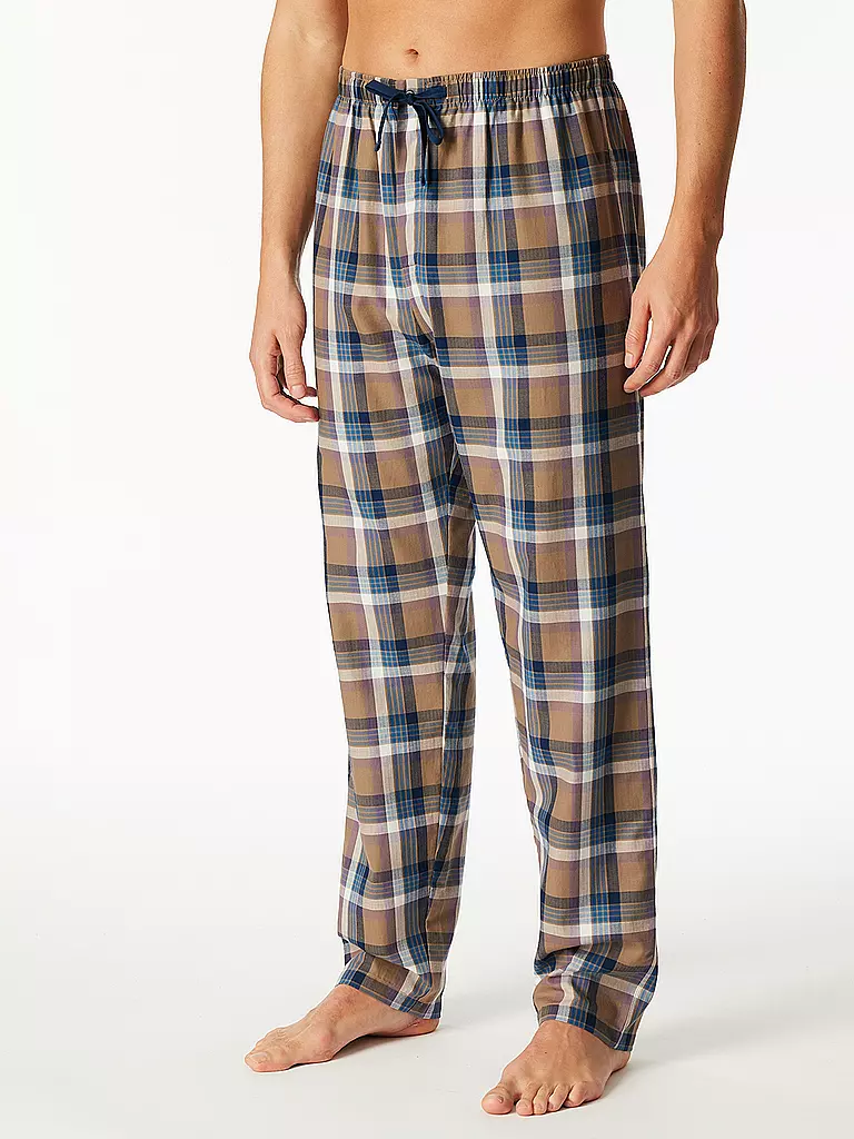 SCHIESSER | Pyjamahose | dunkelrot