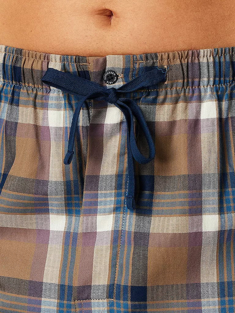SCHIESSER | Pyjamahose | dunkelrot