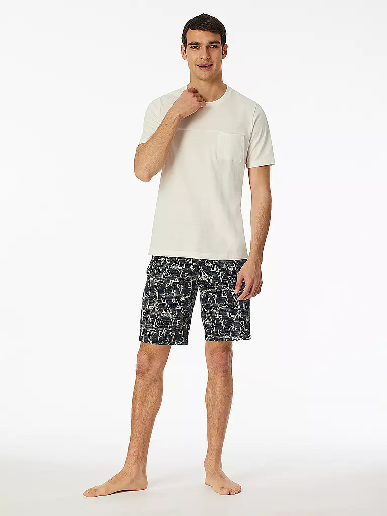 SCHIESSER | Pyjamashirt | creme
