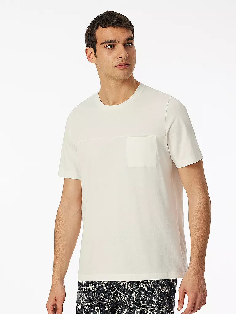 SCHIESSER | Pyjamashirt | creme