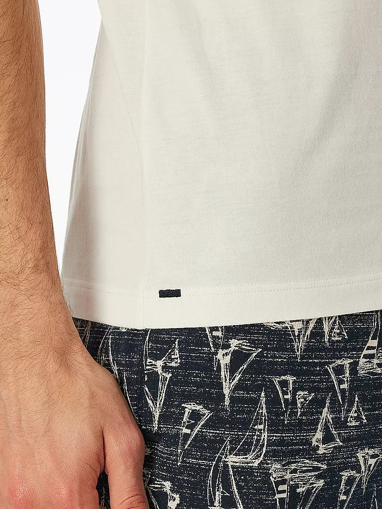 SCHIESSER | Pyjamashirt | creme