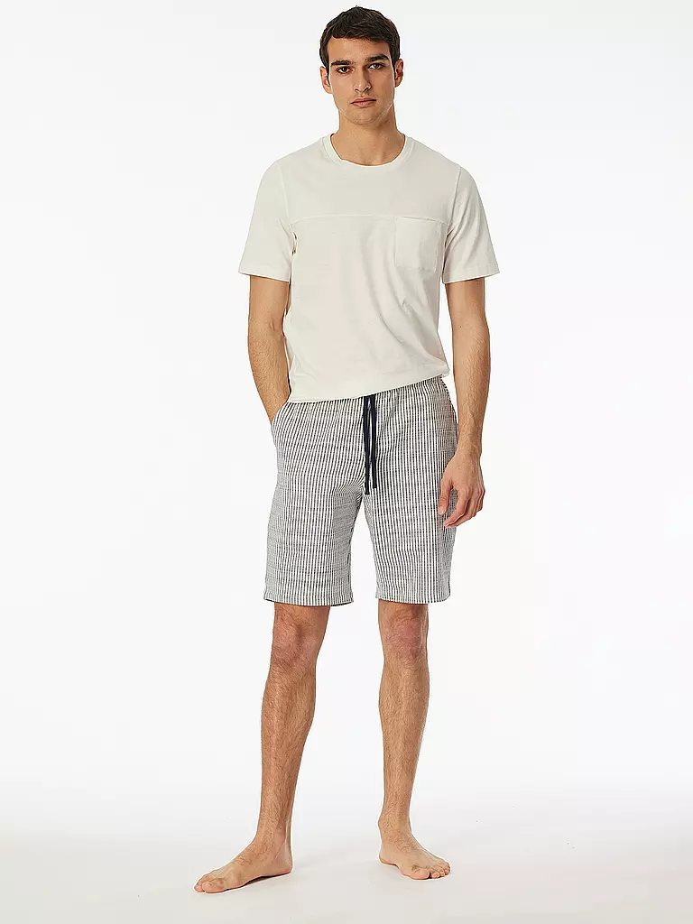 SCHIESSER | Pyjamashorts  | blau