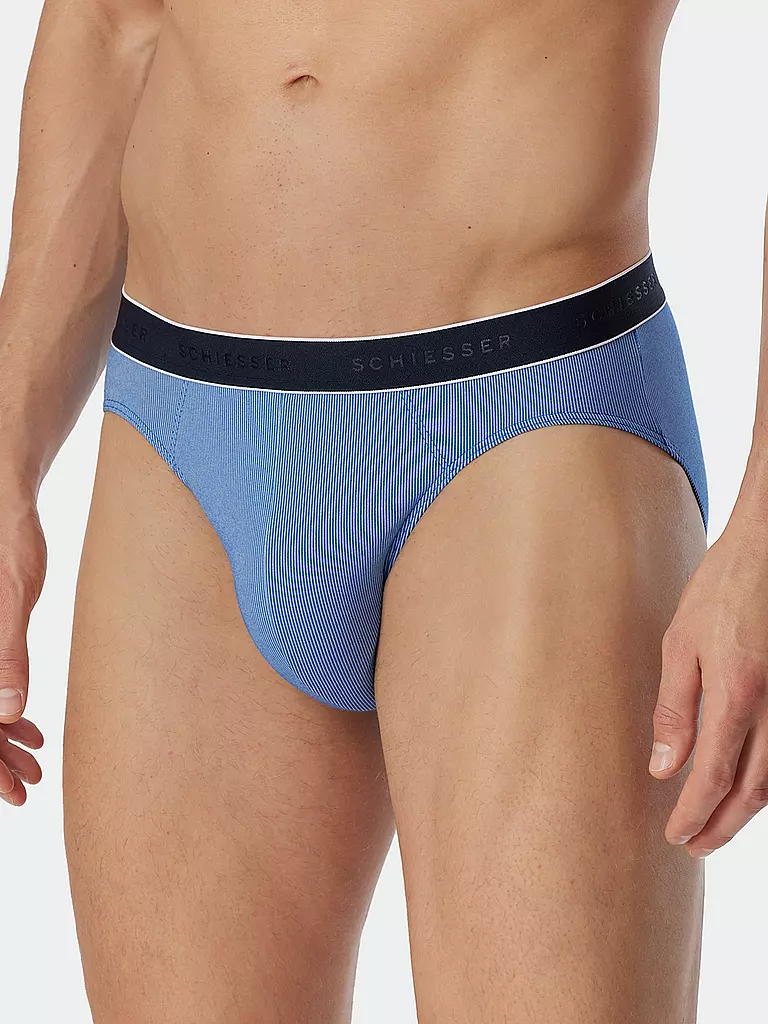 SCHIESSER | Rio Slip aqua | blau