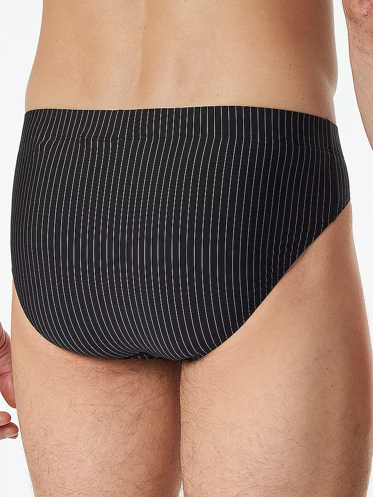SCHIESSER | Slip schwarz | olive