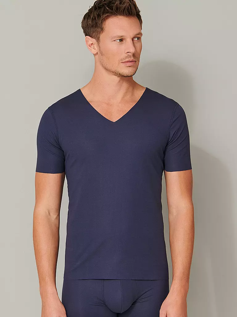 SCHIESSER | T-Shirt | blau