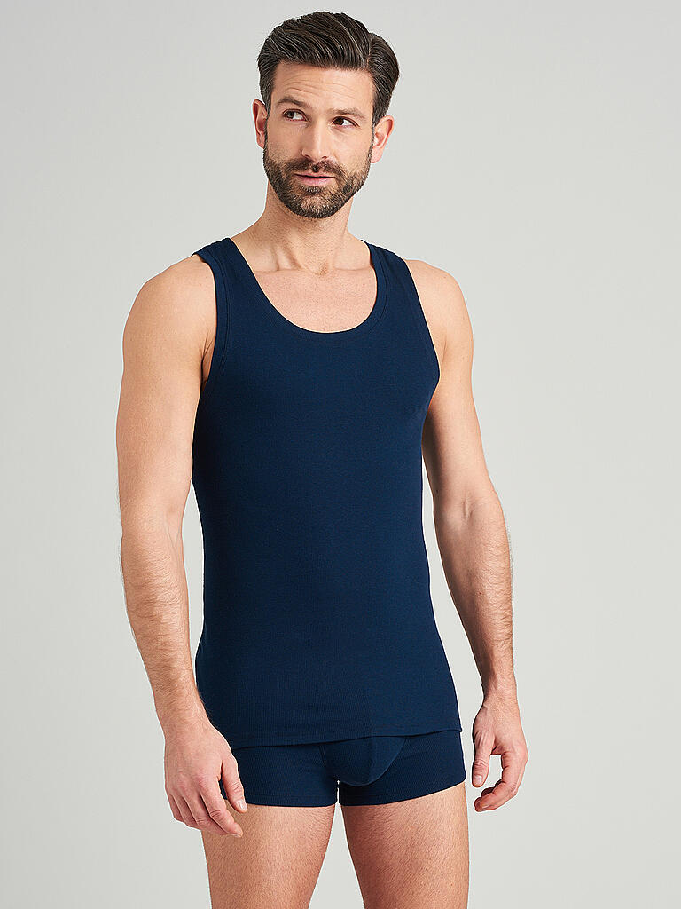 SCHIESSER | Unterhemd | blau