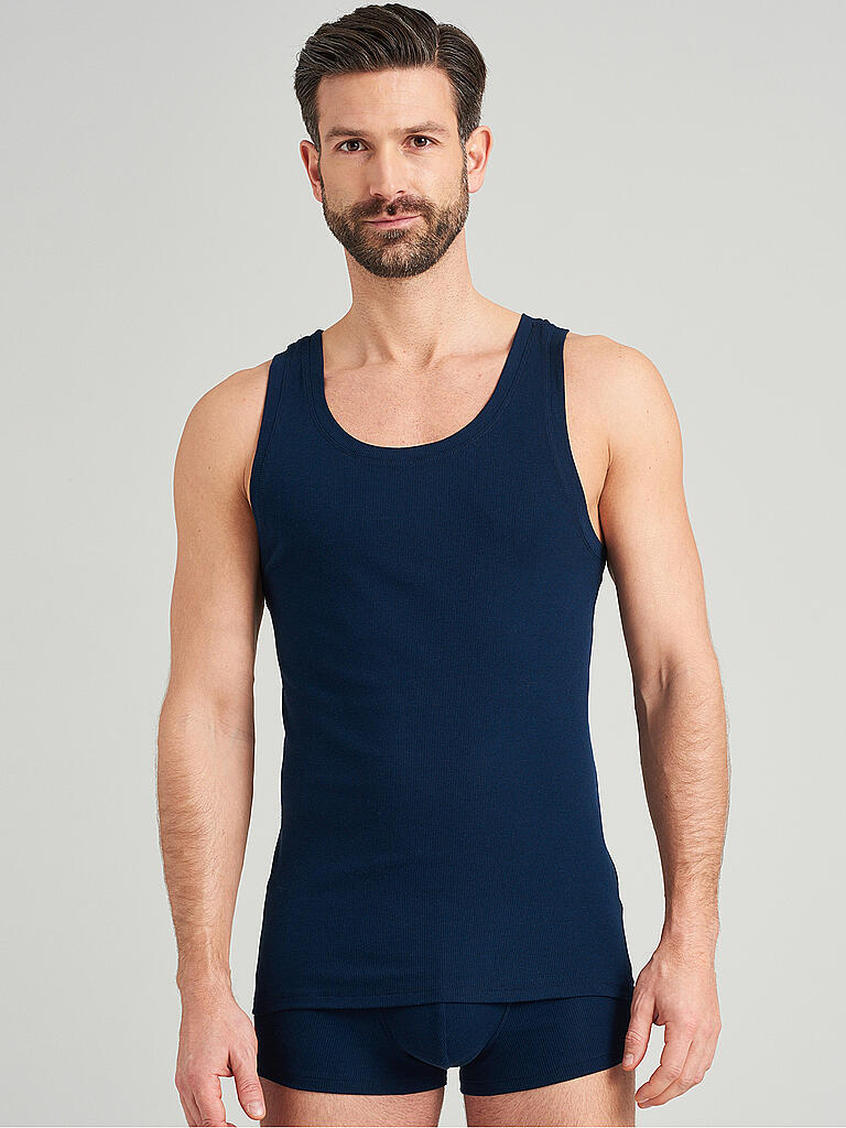 SCHIESSER | Unterhemd | blau