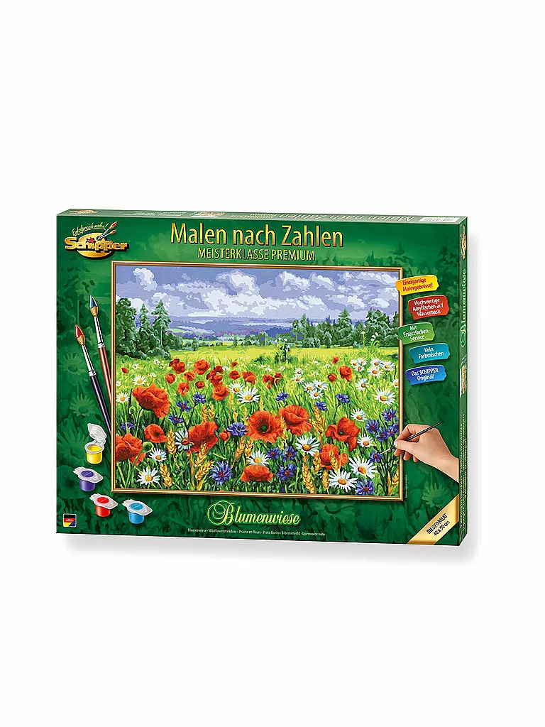 SCHIPPER | Malen nach Zahlen - Blumenwiese  | keine Farbe