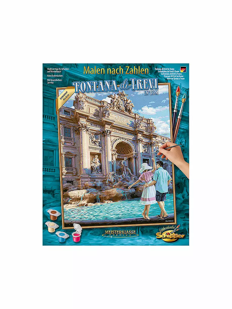 SCHIPPER | Malen nach Zahlen - Fontana di Trevi in Rom | keine Farbe