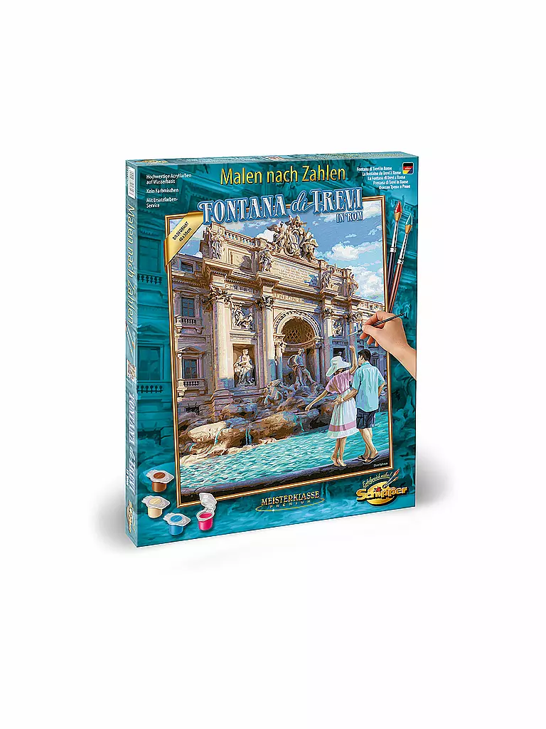 SCHIPPER | Malen nach Zahlen - Fontana di Trevi in Rom | keine Farbe