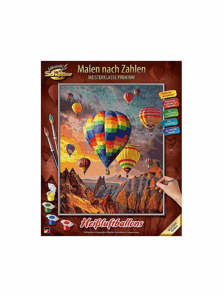 SCHIPPER | Malen nach Zahlen - Heißluftballons | keine Farbe