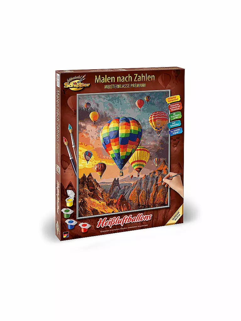 SCHIPPER | Malen nach Zahlen - Heißluftballons | keine Farbe