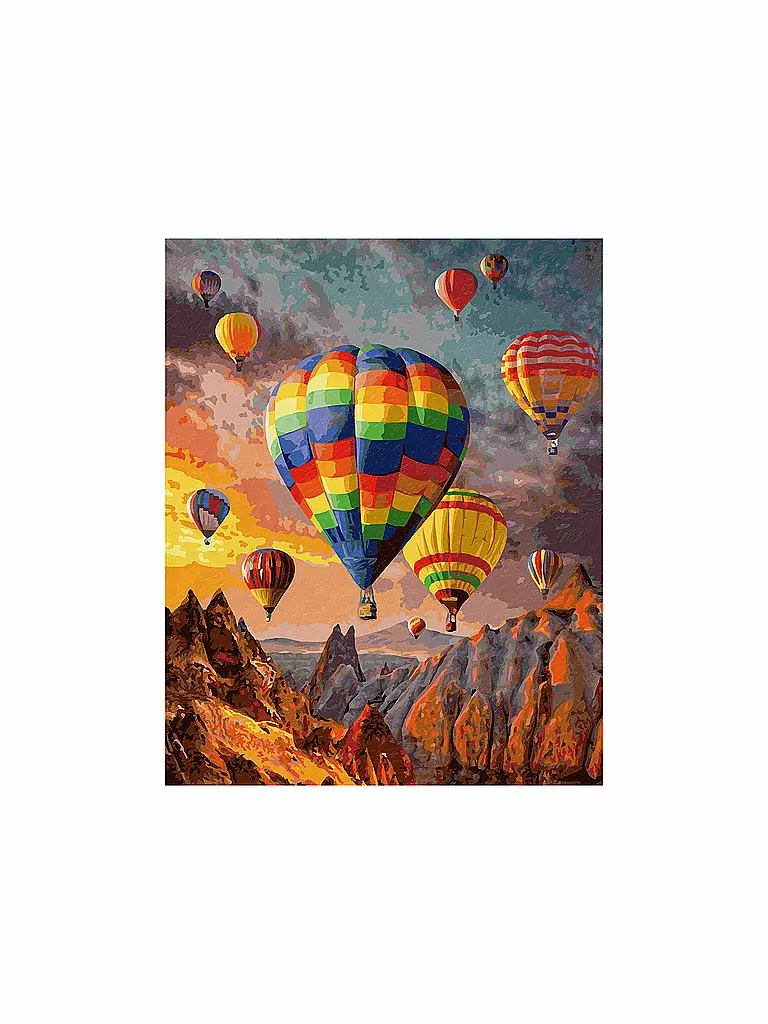 SCHIPPER | Malen nach Zahlen - Heißluftballons | keine Farbe