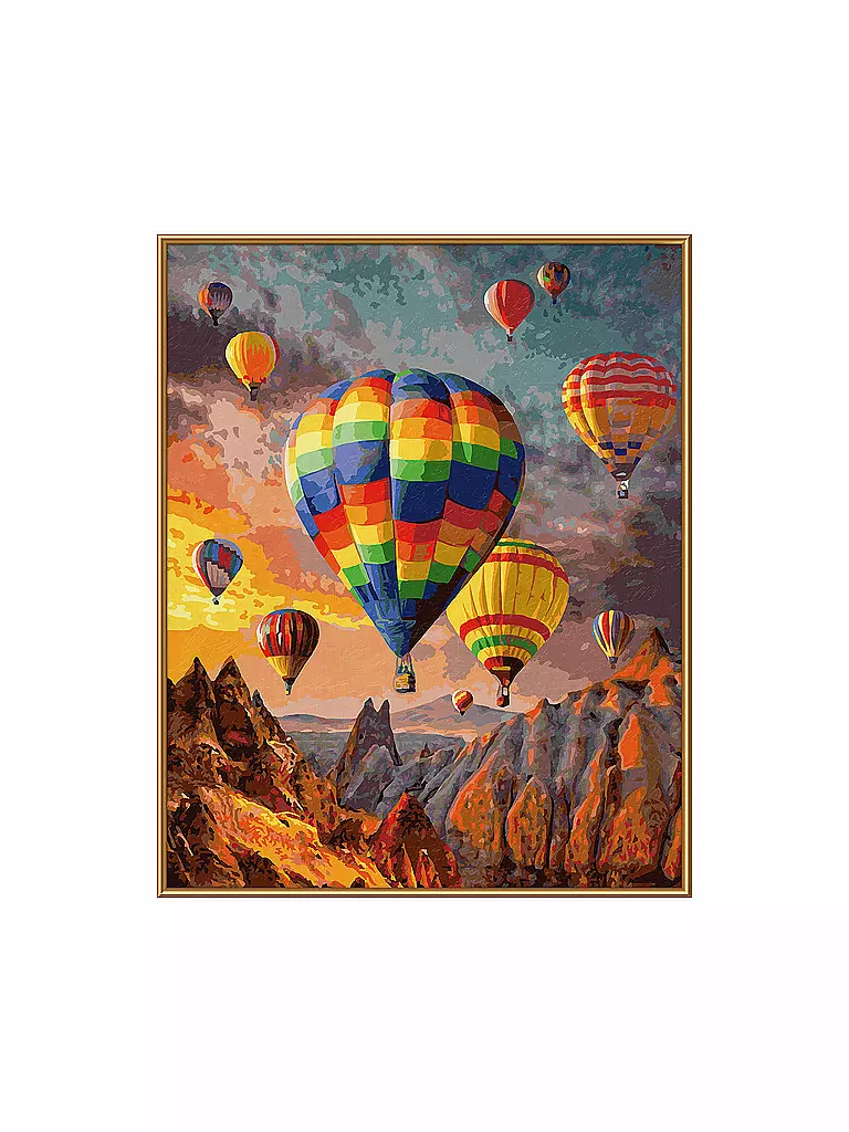 SCHIPPER | Malen nach Zahlen - Heißluftballons | keine Farbe
