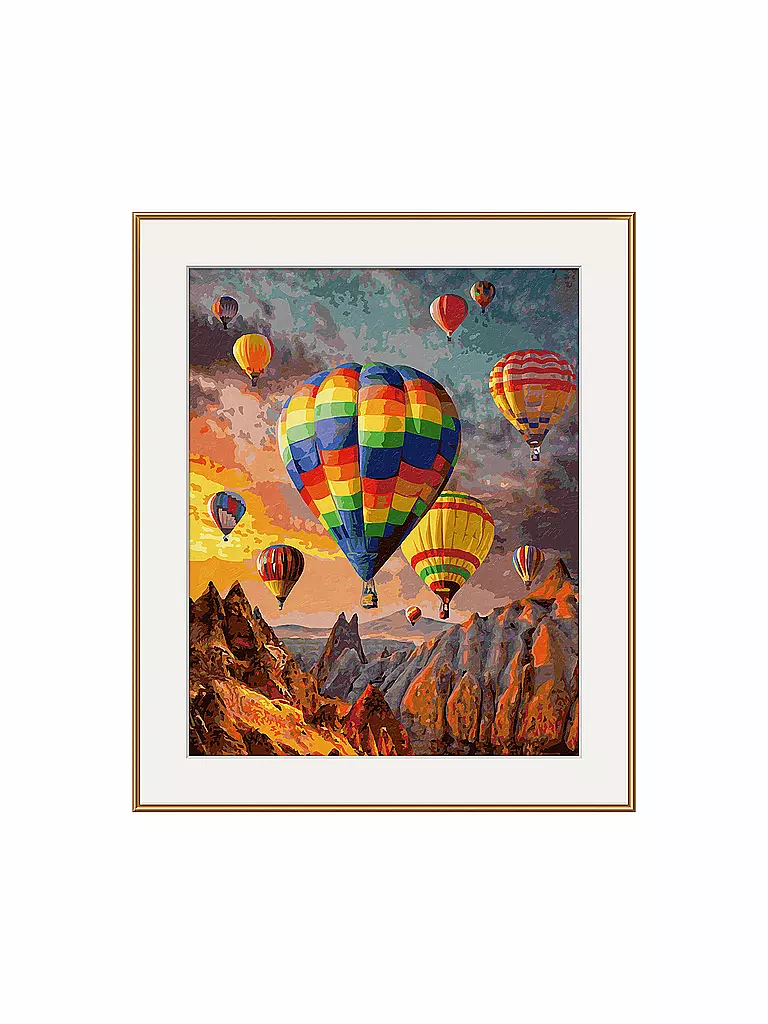 SCHIPPER | Malen nach Zahlen - Heißluftballons | keine Farbe