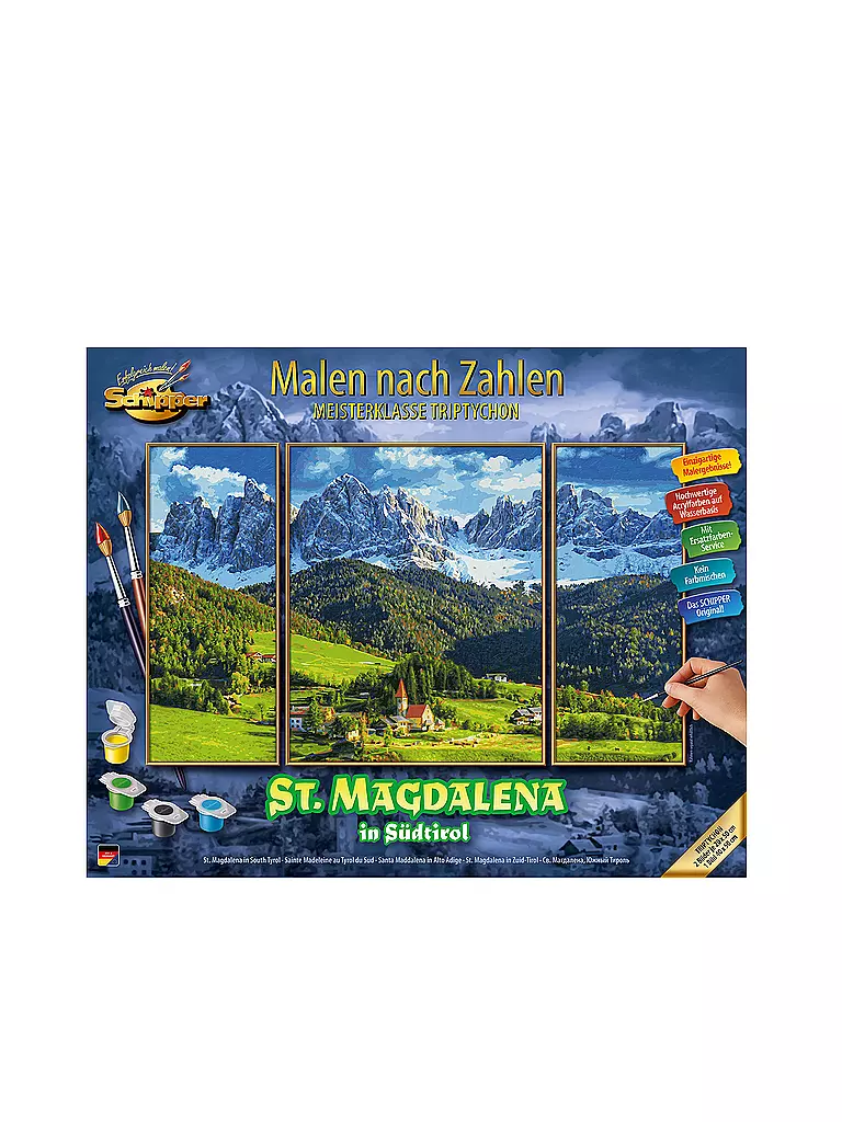 SCHIPPER | Malen nach Zahlen - St. Magdalena in Suedtirol  | keine Farbe