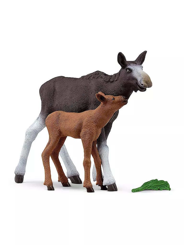 SCHLEICH | Elchkuh mit Kalb | keine Farbe