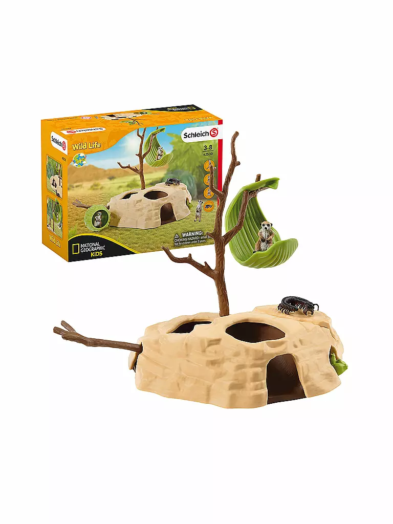 SCHLEICH | Erdmännchen-Hügel Wild Life | keine Farbe