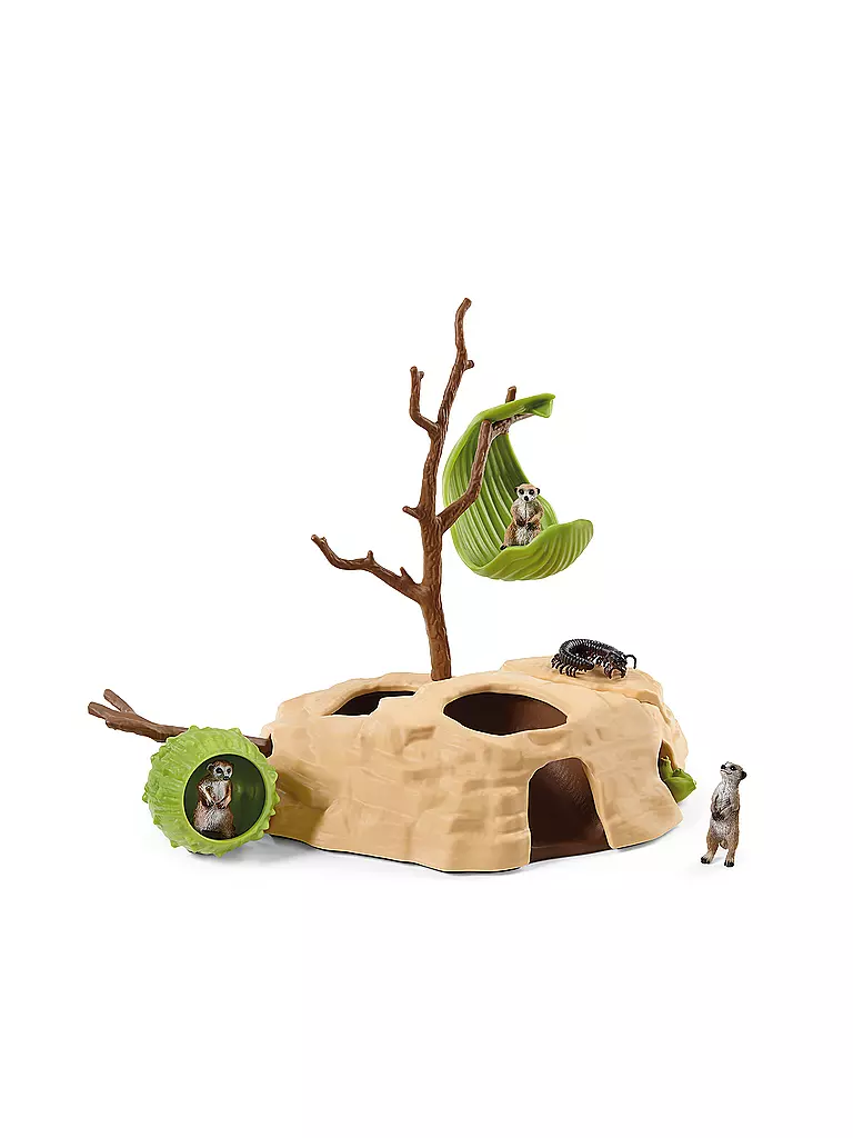 SCHLEICH | Erdmännchen-Hügel Wild Life | keine Farbe