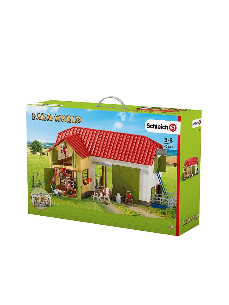 SCHLEICH | Großer Bauernhof mit Tieren und Zubehör "Farm World" 42333 | keine Farbe