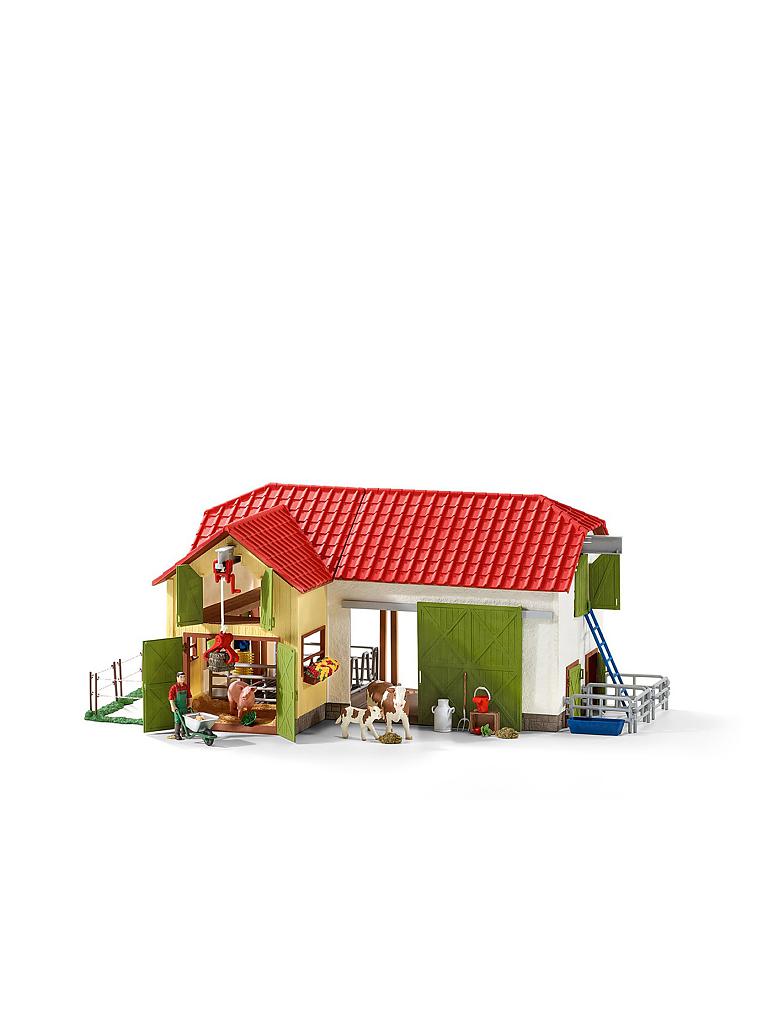 SCHLEICH | Großer Bauernhof mit Tieren und Zubehör "Farm World" 42333 | keine Farbe