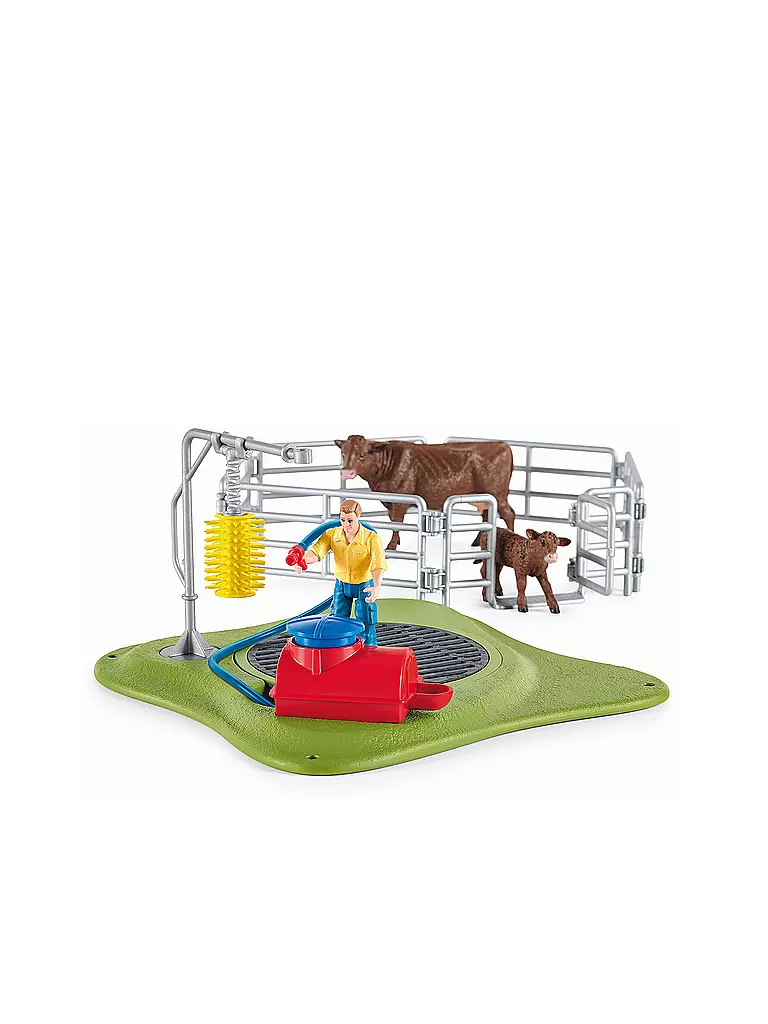 SCHLEICH | Kuh Waschstation 42529 | keine Farbe