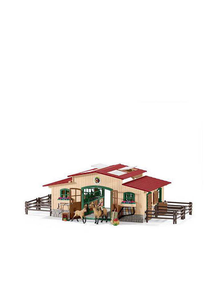 SCHLEICH | Pferdestall mit Pferden und Zubehör "Farm World" 42195 | keine Farbe