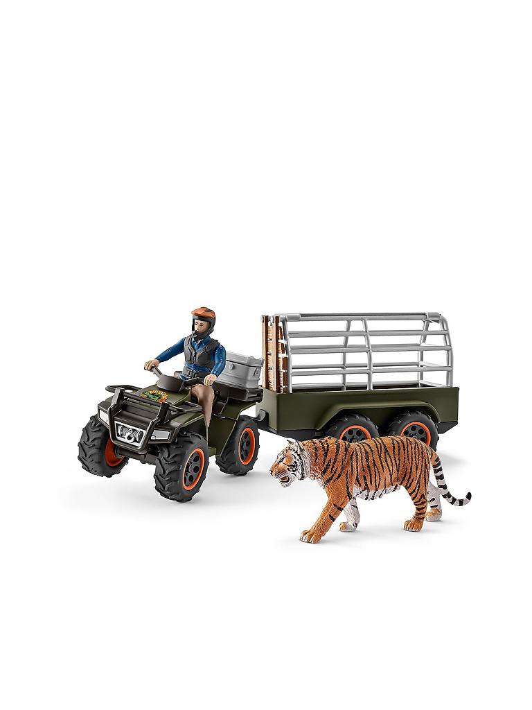 SCHLEICH | Quad mit Anhänger und Ranger "Wild Life" 42351 | keine Farbe