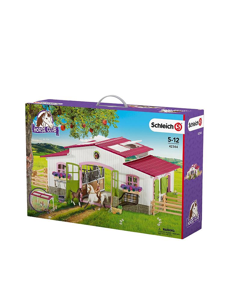 SCHLEICH | Reiterhof mit Reiterin und Pferden "Horse Club" 42344 | keine Farbe