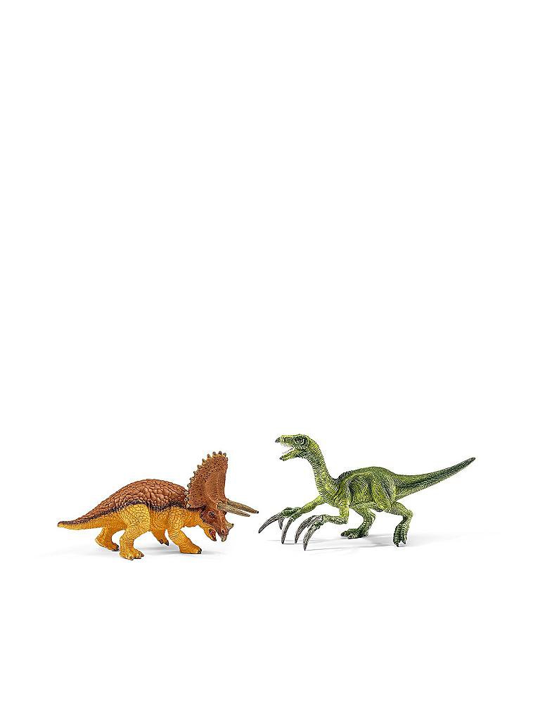 SCHLEICH | Triceratops und Therizinosaurus klein "Dinosaurs" 42217 | keine Farbe