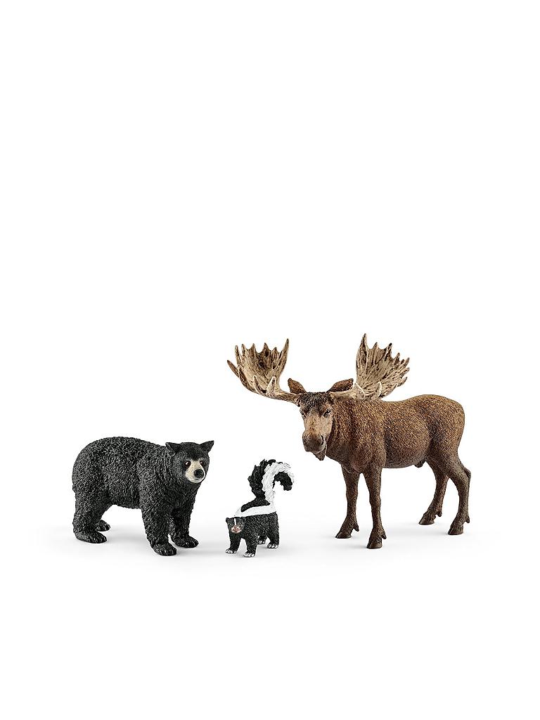 SCHLEICH | Waldbewohner Nordamerikas "Wild Life" 41456 | keine Farbe