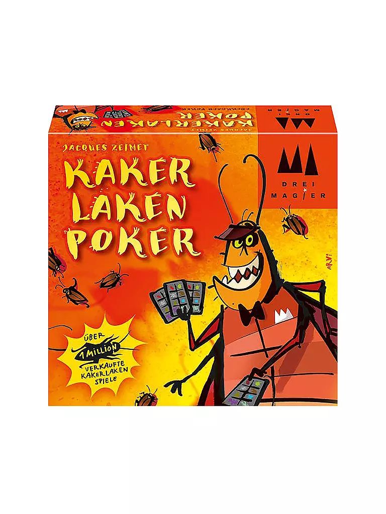SCHMIDT-SPIELE | Drei Magier®: Kakerlaken-Poker | keine Farbe