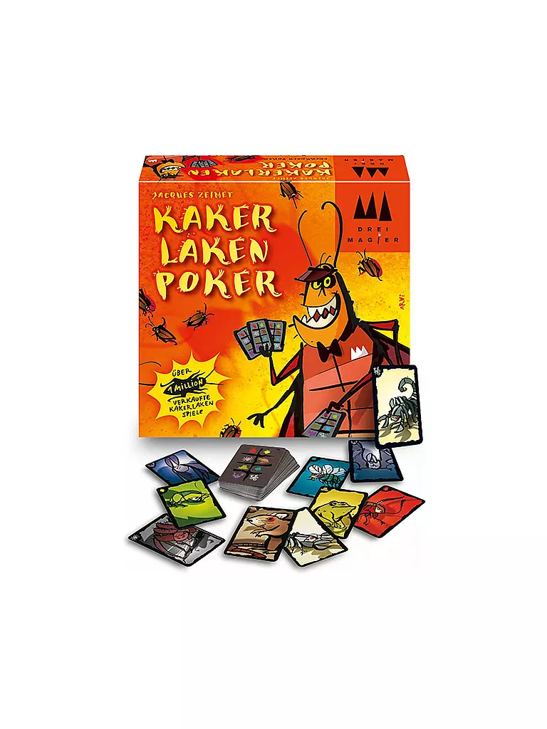 SCHMIDT-SPIELE | Drei Magier®: Kakerlaken-Poker | keine Farbe