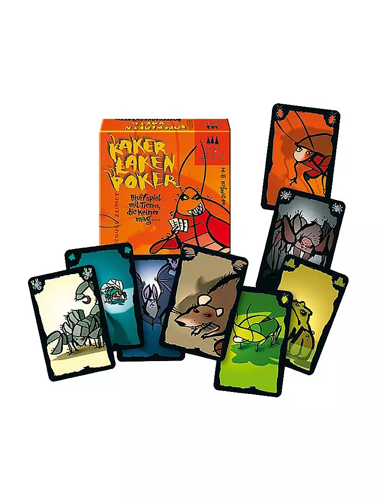 SCHMIDT-SPIELE | Drei Magier®: Kakerlaken-Poker | keine Farbe