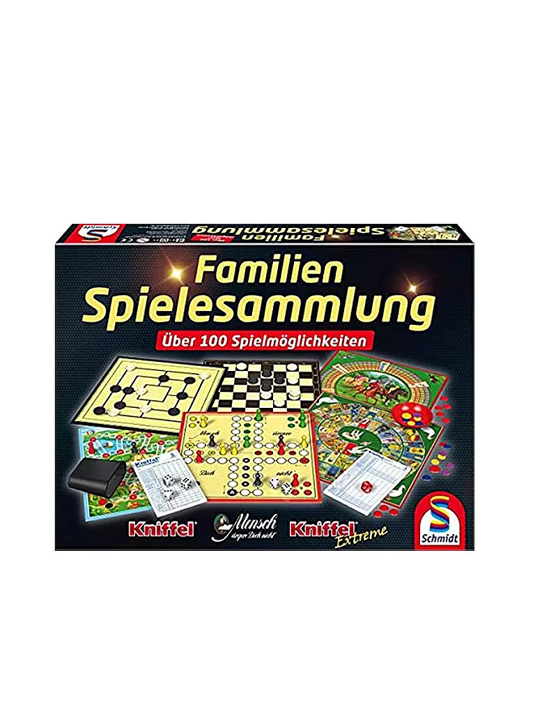 SCHMIDT-SPIELE | Familien Spielesammlung | keine Farbe