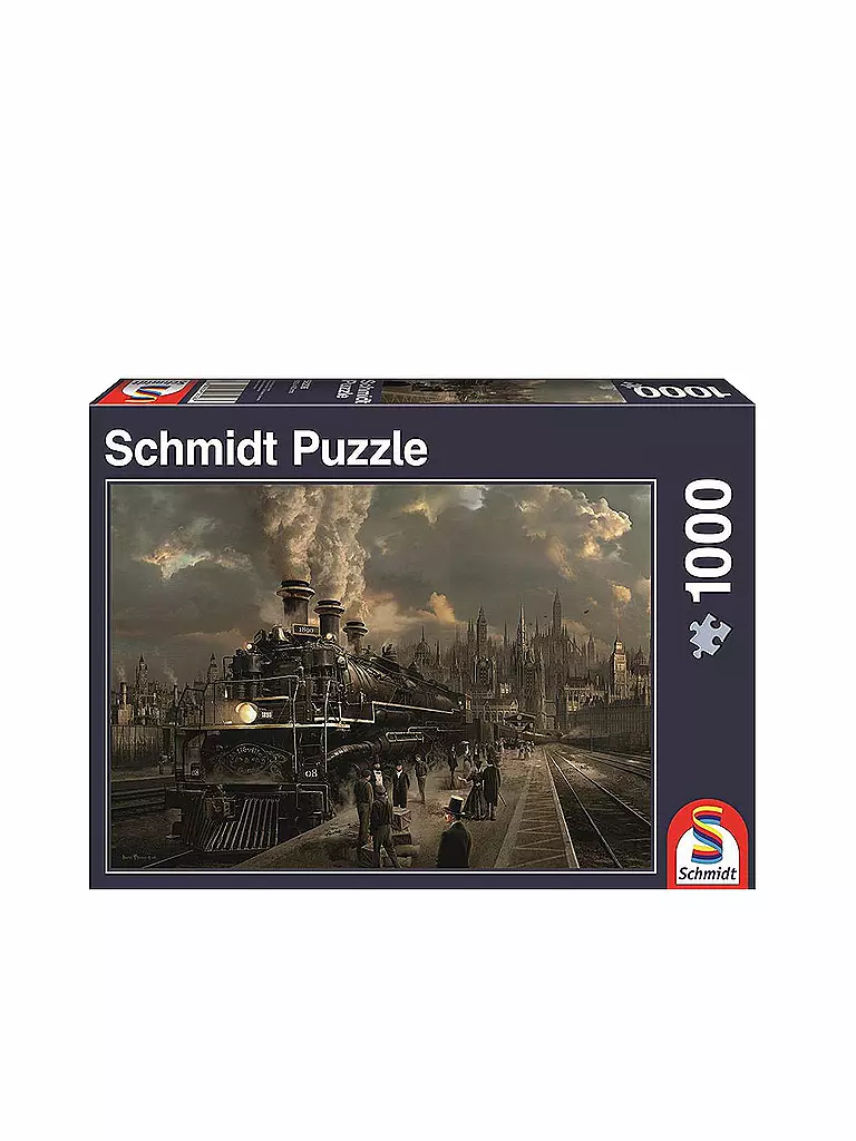 SCHMIDT-SPIELE | Puzzle - Lokomotive (1000 Teile) | keine Farbe