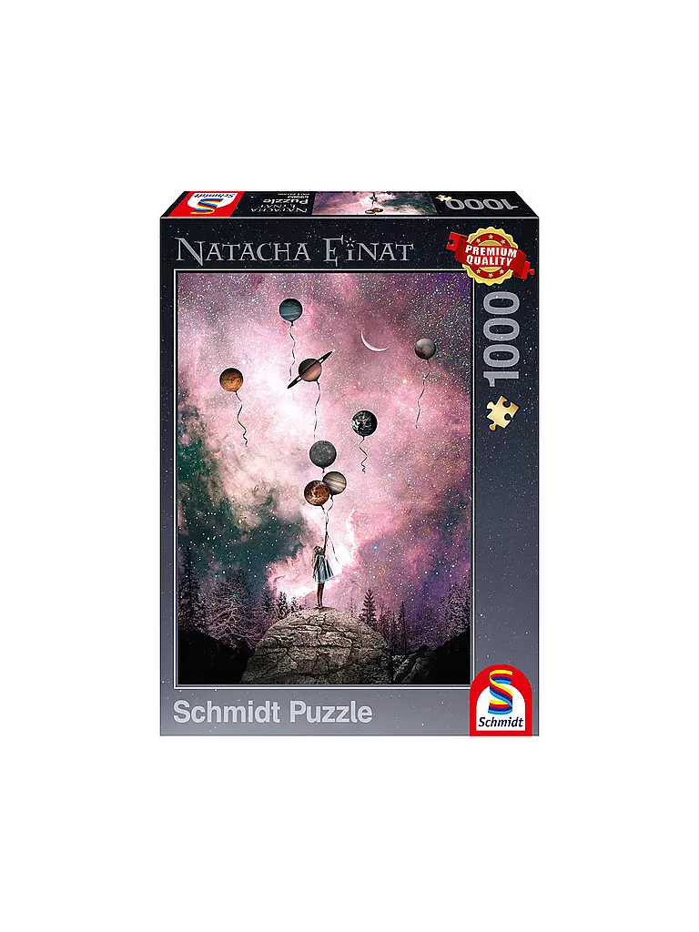 SCHMIDT-SPIELE | Puzzle - Natacha Einat: Planet Sehnsucht 1000 Teile | keine Farbe