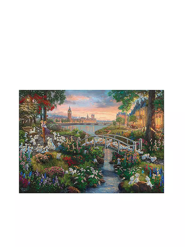 Puzzel Schmidt - Thomas Kinkade: In de wijngaarden, 2000 stukjes
