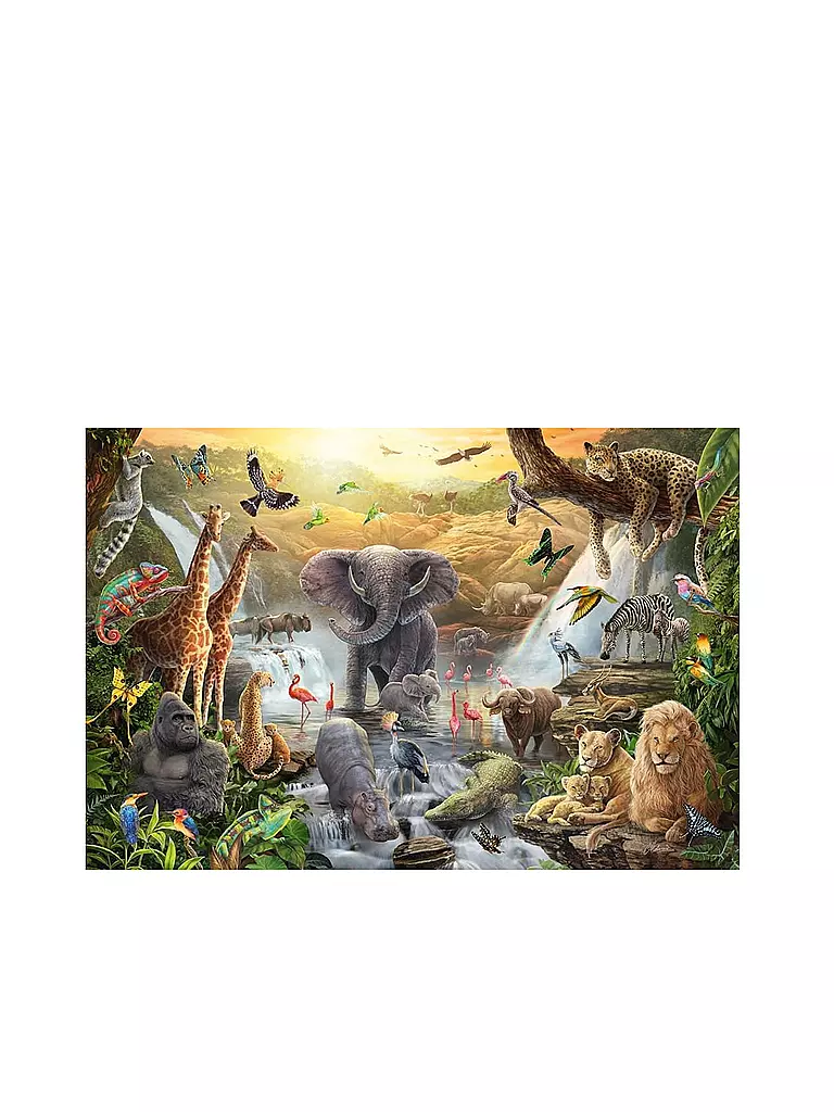 SCHMIDT-SPIELE | Puzzle - Tiere in Afrika 60 Teile | keine Farbe