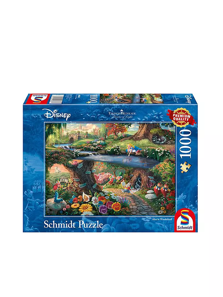 SCHMIDT-SPIELE | Puzzle Alice im Wunderland 1000 Teile | keine Farbe
