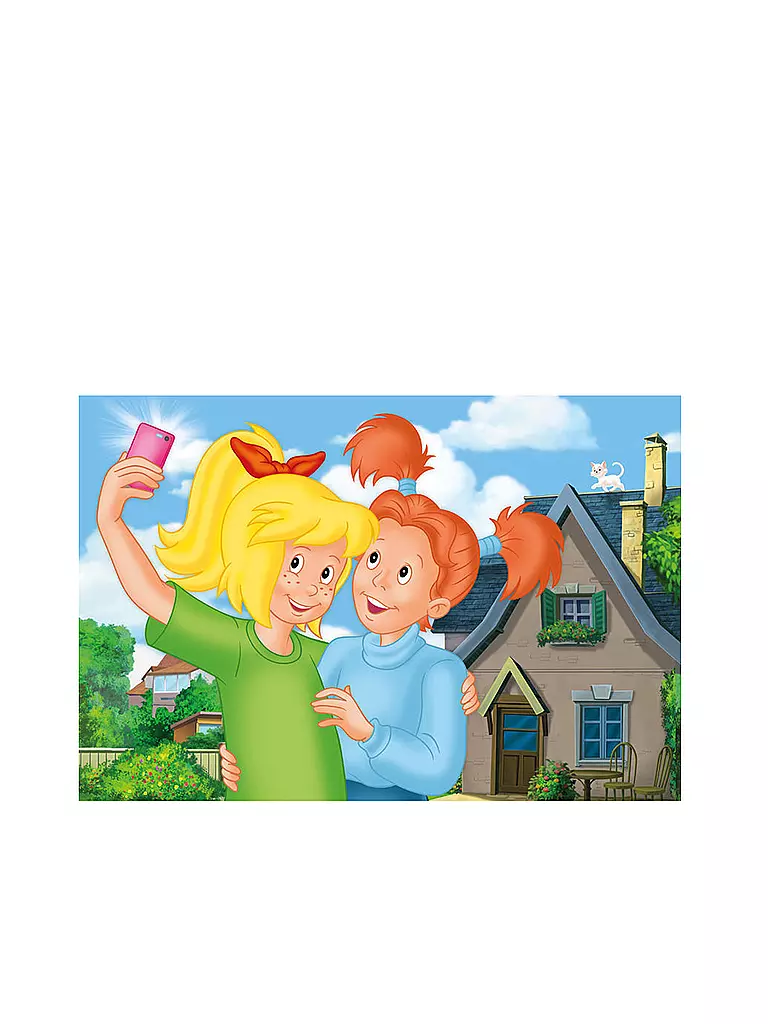 SCHMIDT-SPIELE | Puzzle Bibi Blocksberg Selfie plus Haargummi 60 Teile  | keine Farbe