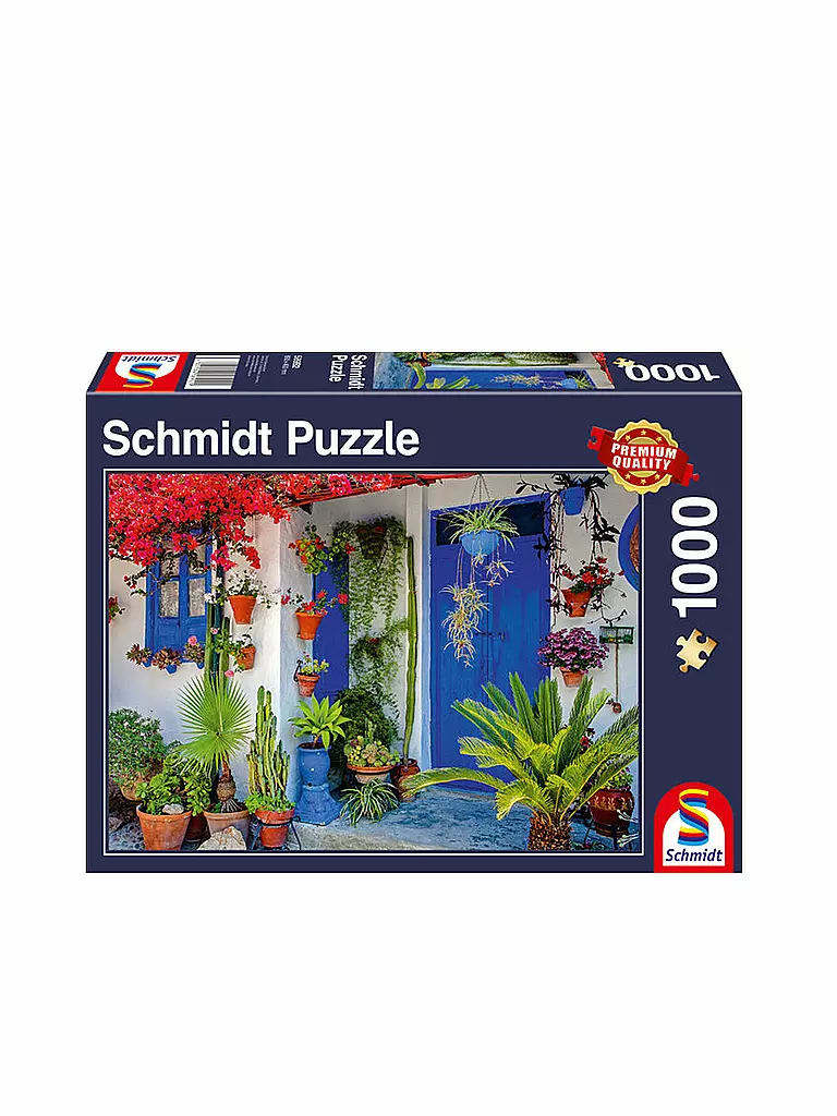 SCHMIDT-SPIELE | Puzzle Mediterrane Haustür 1000 Teile  | keine Farbe