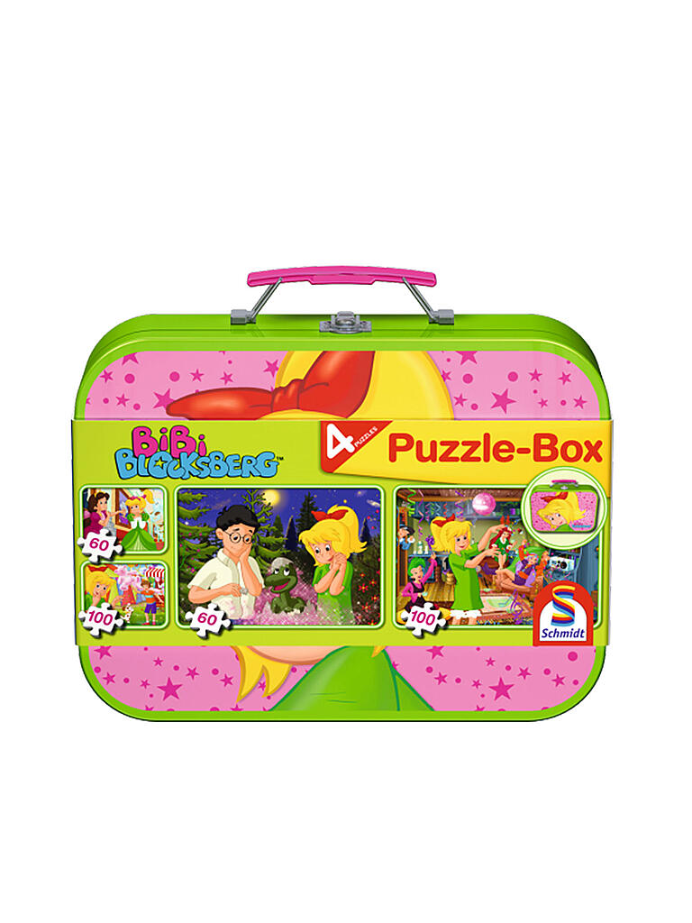 SCHMIDT-SPIELE | Puzzle-Box im Metallkoffer Bibi Blocksberg | keine Farbe