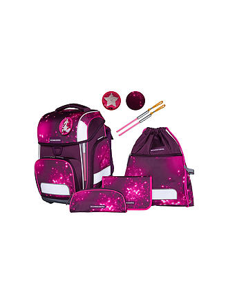 SCHNEIDERS | Schultaschen Set Ergolite 9tlg Berry Cosmos 