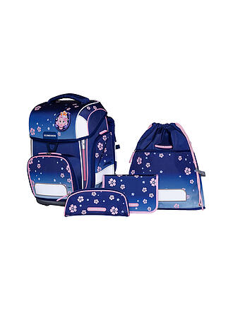 SCHNEIDERS | Schultaschen Set Ergolite 9tlg Blue Bloom